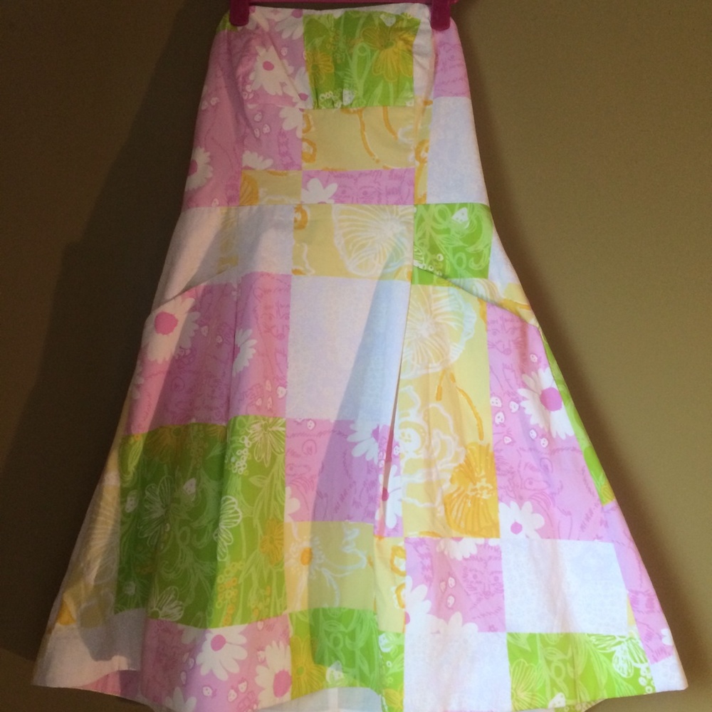 Lilly Pulitzer strapless sundress Vintage